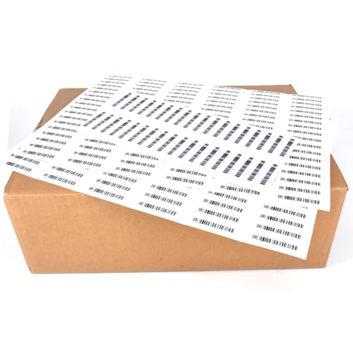 AM Security Labels 58kHz Adhesive Security Labels 5000 Pcs - Compatible with EAS Acousto-Magnetic Systems for Retail Anti-Theft Equipment