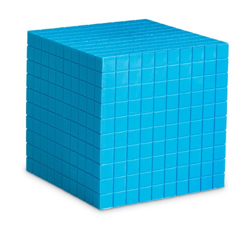 Learning Resources Blue Plastic Base Ten Cube