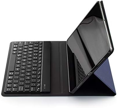 Wireless Keyboard,taStone Bluetooth Keyboard Cover 7 Color Backlit Case Luxury Pu Leather Folio Stand Case Detchable Flip Stand Tablet Protector Case Anti-Scratch for 2018 iPad Pro 11,Dark Blue