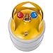 Bestauto Recovery Tank Gray and Yellow 30lb Refrigerant Recovery Reclaim 30lb Cylinder Tank 400 PSI R410A Rated