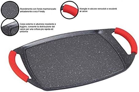 Mws RL-TG47M Plancha en pierre de lave 47 cm pour plaque à induction Anti-adhérente Ne raye pas MWS. - Cuisine A Vivre Mws RL-TG47M Plancha en pierre de lave 47 cm pour plaque à induction Anti-adhérente Ne raye pas MWS.