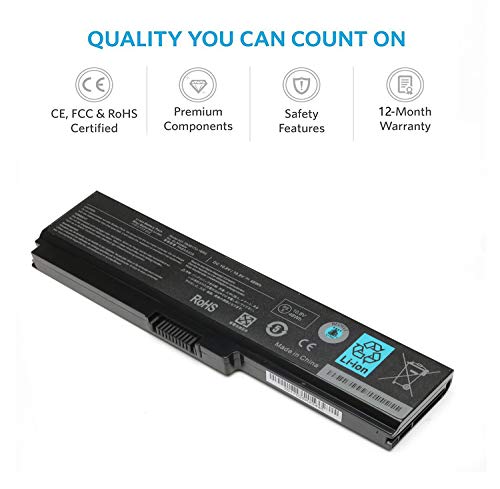 PA3817U-1BRS Battery for Toshiba Satellite L755 L755D L775 L775D L745 L750 C655 C675 L645 L645D L655 L655D L675 L675D Laptop M645 P745 P755 P755 P775 A655