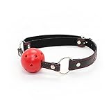 Demarkt Mouth Gag Hood Headgear Red Heart Hollow Ball Restraint Bondage Kit Romance BDSM Flirting Sex Toy Sensuality Products