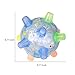 Leagway Flash Jumping Vibrating Bouncing Ball, Creative Flashing Dancing Ball with Colorful LED Light and Music, Novelty Light up Jump Ball Toys for Kids Boys Girls, Color Random
