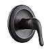 KES Pressure Balance Shower Faucet Set Brass Shower valve ANTI-SCALD Rough-in Concealed Valve Stainless Steel Trim Plate, Oil Rubbed Bronze, LB6700-ORB