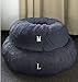 BinetGo Dog Bed Calming Cat and Dog Beds, 24 inches Navy Cat Bed, Black/Pink/Beige Puppy Bed,Original Calming Donut Cat and Dog Bed in Shag Fur– Machine Washable, Anti Slip Waterproof Bottom