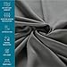 Bedsure 100% Bamboo Duvet Cover Set - Breathable and Wrinkle Resistant Comforter Cover - 3 Piece Set (1 Duvet Cover, 2 Pillow Shams) with Corner Ties and Button Closure Bedding - King