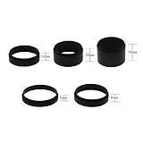 Astromania Astronomical 2"/M48-extension Tube Kit for Cameras and eyepieces - Length 5mm 8mm 10mm 20mm 30mm - M48x0.75 on Both Sides