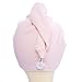 Aquis Lisse Crepe Microfiber Hair Turban, Pink