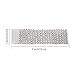 Digoon Napkin Rings Rhinestone Napkin Rings Adornment For Wedding Party (100 PCS, Silver)