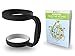 Hawkeye Anti Slip Handle for 30 Oz Yeti Rambler Tumbler - Made of Durable Plastic with Black Satin Finish - Fits RTIC, SIC Cup and Other 30 oz Tumblers - Handle Only, Tumbler not Included