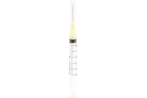 NANOSHARPS 3ML Luer Lock with 21Ga 1.5 Inch (Pack of 100) 3cc syringe 21G x 1