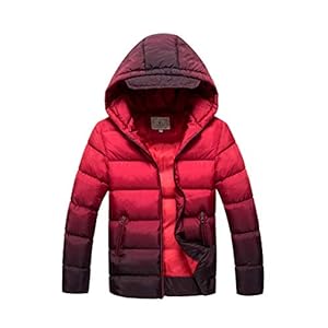 Cool&D Jongens winterjas kinderen winterjas gewatteerde jas katoen gevoerde jas met capuchon