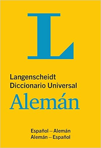 Langenscheidt Diccionario Universal Aleman Spanish Edition Espanol Aleman Aleman Espanol Langenscheidt 9783468961229 Amazon Com Books