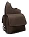 Weaver Leather Nylon Pommel Bag Brown, 6 x 7.5 x 2.5