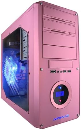 APEVIA X-Dreamer 3 Midi-Tower Rosa gabinete de computadora - Caja de