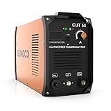 SUNCOO Portable Pro. Plasma Cutter, Cut 50 Electric DC Inverter Metal Plasma Cutting Machine with Digital Display 50 Amp Dual Voltage 110/220V with Accessories