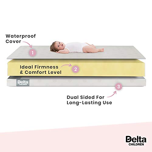 delta twinkle stars crib mattress
