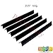 bbq factory® JPX35 JPX34 Replacement Porcelain Steel Flavorizer Bars / Heat Plate, Set of 5, 21.5"x2", Aftermarket
