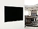 Audio-Visual Direct Black Glass Dry-Erase Board Set - 3' x 2' - Includes Hardware & Marker Tray (Non-Magnetic)