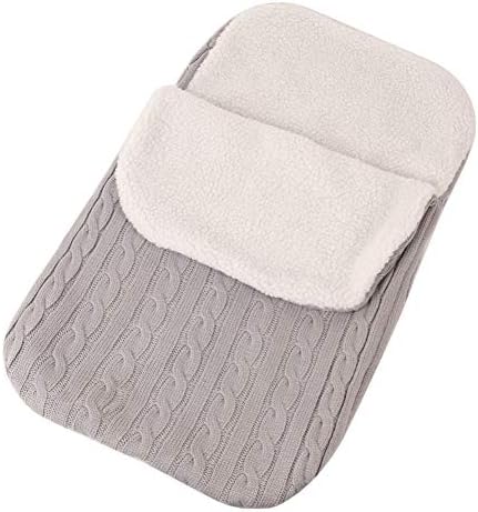Baby Wrap Swaddle Blanket Sleeping Bag Toddler Sleep Sack Stroller Wrap Newborn Infant Sleeping Bag Toddler Wool Knitted Crochet Hooded Sleep Sack