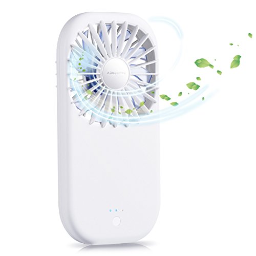 Aibocn Handheld Mini Fan Portable Cooling Fan Personal 3500mAh USB Rechargeable Fan for Travel, Camping and Outdoor Activities - Thumbnail 7