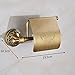 Oulantron Antique Brass Toilet Paper Holder Roll Tissue Bracket Wall Mounted