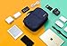 BAGSMART Electronics Travel Organizer Case Bag for Adaptors, Chargers, iphone, ipad air, ipad mini, Kindle, Blue