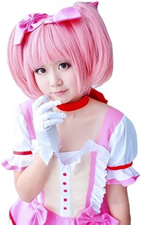 Allaosify Hair Madoka Kaname Cosplay Wig Puella Magi Madoka Magica Costume Play Wigs Halloween Costumes Hair