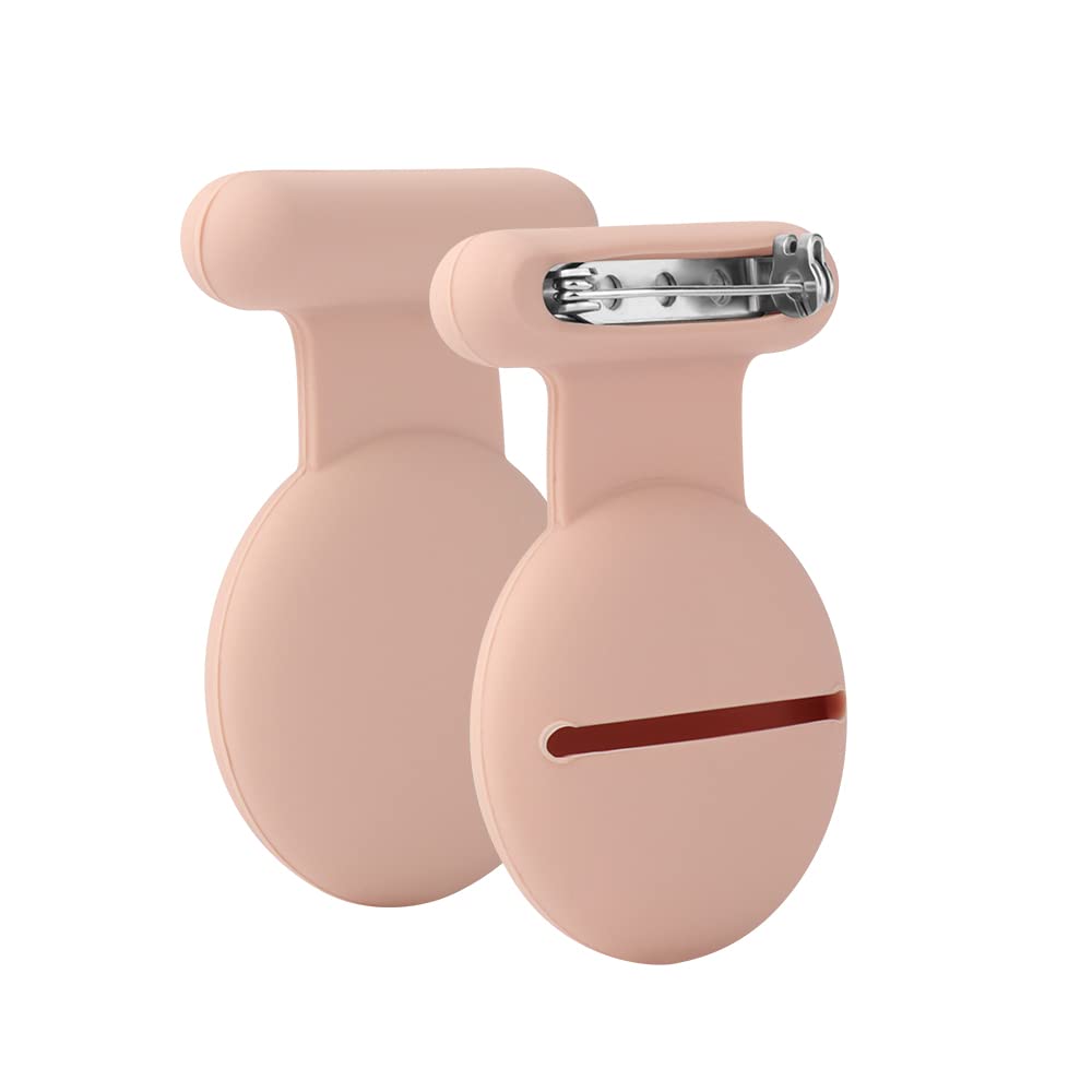 Air-Tag Case Hidden for Apple Air-Tags,Silicone Case for Kids Elderly Clothing,Can be well hidden. (Pro,Pink-2PCS)