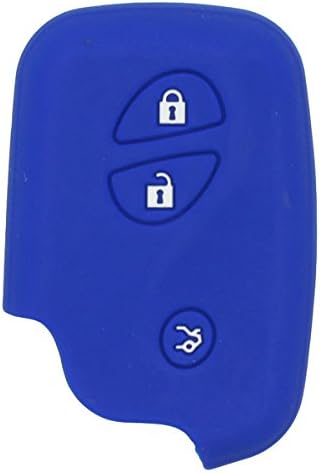 BROVACS Silicone Cover Protector Case Holder Skin Jacket Compatible with LEXUS Smart Remote Key Fob CV2411 Deep Blue