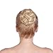 Smilco Braid Fake Hair Bun Hairpiece Extension for Women Short Hair (Blonde)