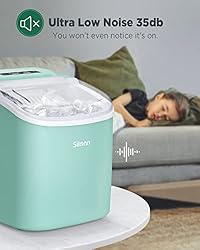 Silonn Countertop Ice Maker, 9 Cubes Ready in 6