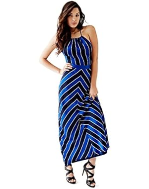 Guess Women's Striped Maxi Dress