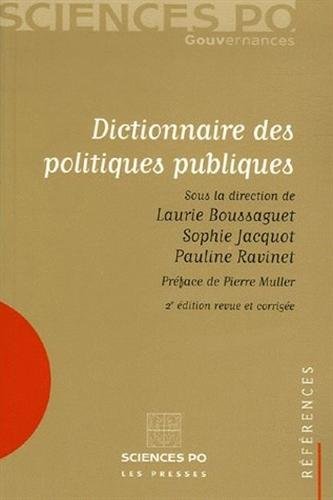 Dictionnaire des politiques publiques