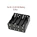 Saim Battery Holder for (8) AA with Standard Snap Connector: BH383 (Pack of 5)
