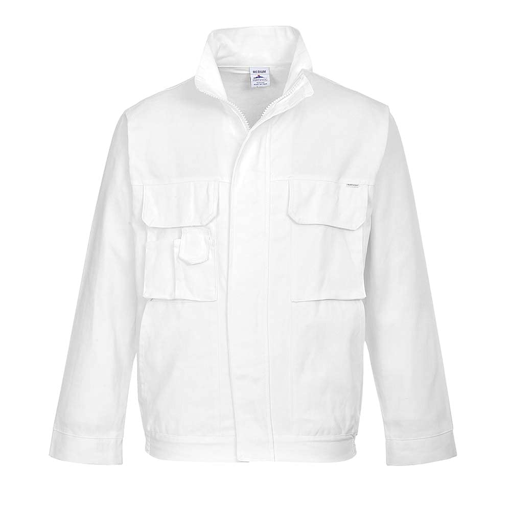 Portwest Painters Jacket, Color: White, Size: M, S827WHRM