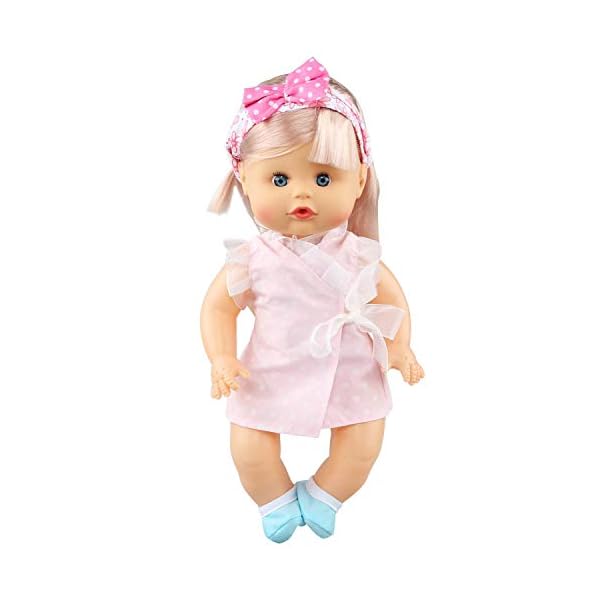 JING-SHOW-BUSSINESS-Pack-of-6-Fit-12-Inch-Alive-Baby-Doll-Gown-Dress-Clothes-Fashionista-Outfits-Include-Hair-Band-Girls-American-Doll JING-SHOW-BUSSINESS-Pack-of-6-Fit-12-Inch-Alive-Baby-Doll-Gown-Dress-Clothes-Fashionista-Outfits-Include-Hair-Band-Girls-American-Doll