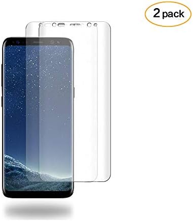 [2 Pack] DeFitch Galaxy S8 Plus Screen Protector, [Case Friendly], Full Coverage [Anti-Bubble] [TPU Not Glass] Screen Protector for Samsung Galaxy S8 Plus
