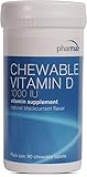 Pharmax - Chewable Vitamin D (1000 IU) - Supports Development and Maintenance of Bones and Teeth* - 90 Chewable Tablets
