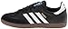 adidas Originals Men's Samba Soccer-Inspired Sneaker,Black/White/Gum,7 M US