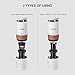 Portable Single Serve Coffee Maker, 2 in 1 Coffee Machine for for Most Single Cup Pods including K-Cup Pods, With Reusable K Cup Filter, Rechargeable Battery, Perfect for Camping, Travel