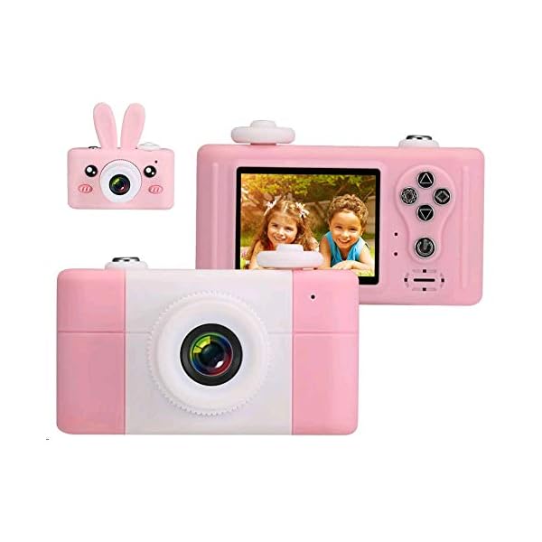 Openuye Digitale Kamera für Kinder 8.0 MP Kinder Kamera 1080p Videokamera Kinderkamera 2.4 Zoll LCD Display Kinder…