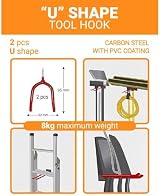 brackit 10x Garage Hooks Heavy Duty 30pc Set Wall Mounted Storage view 4