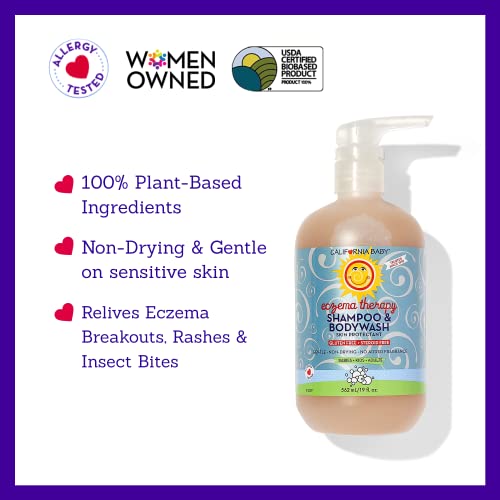 California Baby Therapeutic Relief Eczema Shampoo & Bodywash 100
