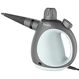Ymiko Steam Cleaner Handheld 250ML Multi-Purpose Pressurized Steam Cleaner with 9-Piece Accessories for Stubborn Stains Removal in Bathroom, Kitchen, Surfaces, Floor, Carpet & Much More(Grey)