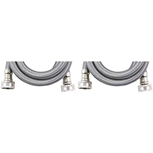 CERTIFIED APPLIANCE WM60SS2PK Braided Stainless Steel Washing Machine Hose, 2 pk (5ft) electronic consumer
