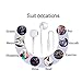 Fineworld Lightning Earphones, Earphones, With Microphone Earbuds Stereo Headphones and Noise Isolating headset Made for iPhone 7/7 Plus iPhone8/8Plus /iPhone X Earphones. [White]