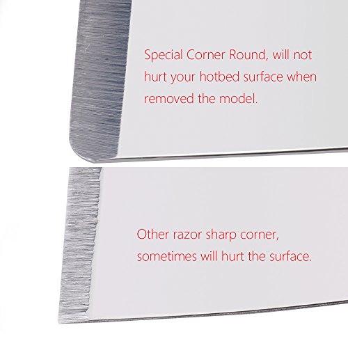 FYSETC 3D Printer Tools Kit Removal Tool 2 inch Putty Knife Set Stainless Steel Putty Tools Paint Scraper Blade Knife 3D Printing Parts