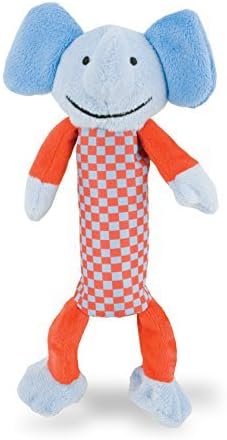 Rich Frog Squeak Easy Elephant, Stuffed Animal, Educational Baby Crinkle and Squeaky Plush Toy - 8.5"